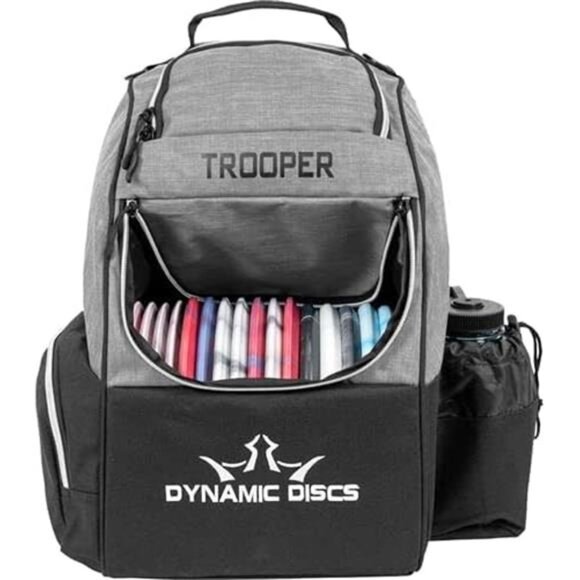 Discs Trooper Disc Golf Backpack | Frisbee Disc Golf Bag with 18+ Disc Capacity - Picture 1 of 7